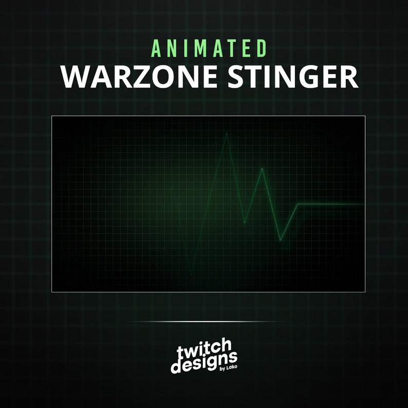 Warzone Abstract Line Design Patterns Animated WARZONE 2 Twitch Overlay | Webcam, Screens, Alerts, Panels ...