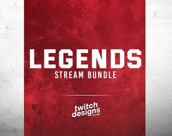 "Battle Royale Twitch Overlay Set: ""Legends""-Thema."