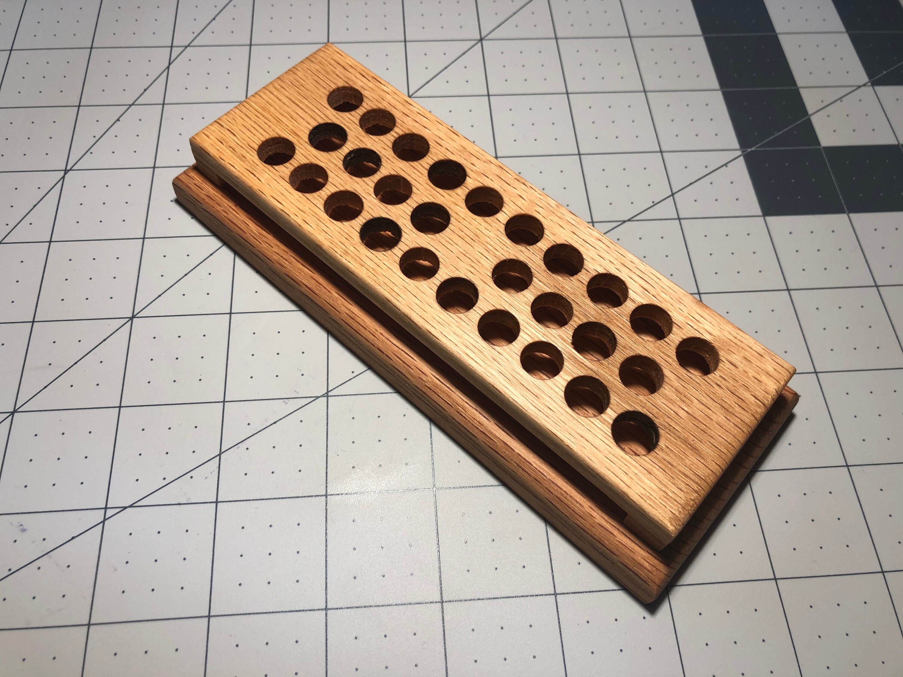 Hand Made Wooden Pill Capsule Holder Etsy