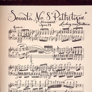 Beethoven: Sonata No.8 &quot;Pathetique&quot; Sheet Music