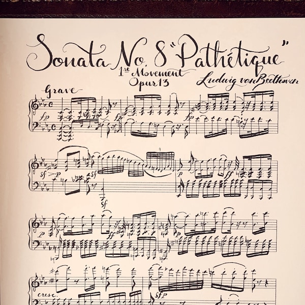 Beethoven: Sonata No.8 "Pathetique" Sheet Music