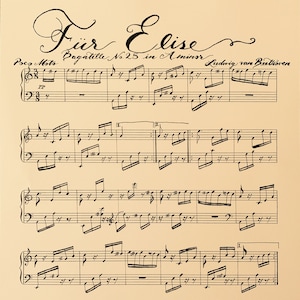 Fur Elise- Digital Download