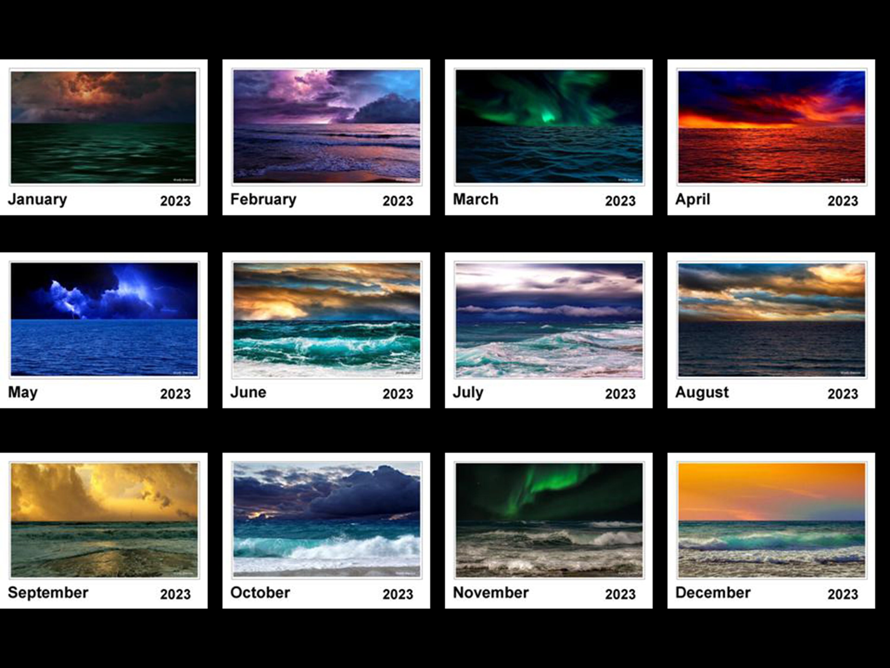 Art Wall Calendar 2023 2022 2023 Two Year Wall Calendar Digital Art Photography Etsy UK