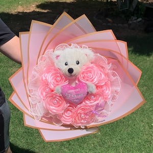 Eternal Roses Bouquet, Mother’s Day Eternal Roses, Eternal Roses, Eternal Stain Ribbon Roses, Eternal Rose Gift, Eternal Bouquet Gift