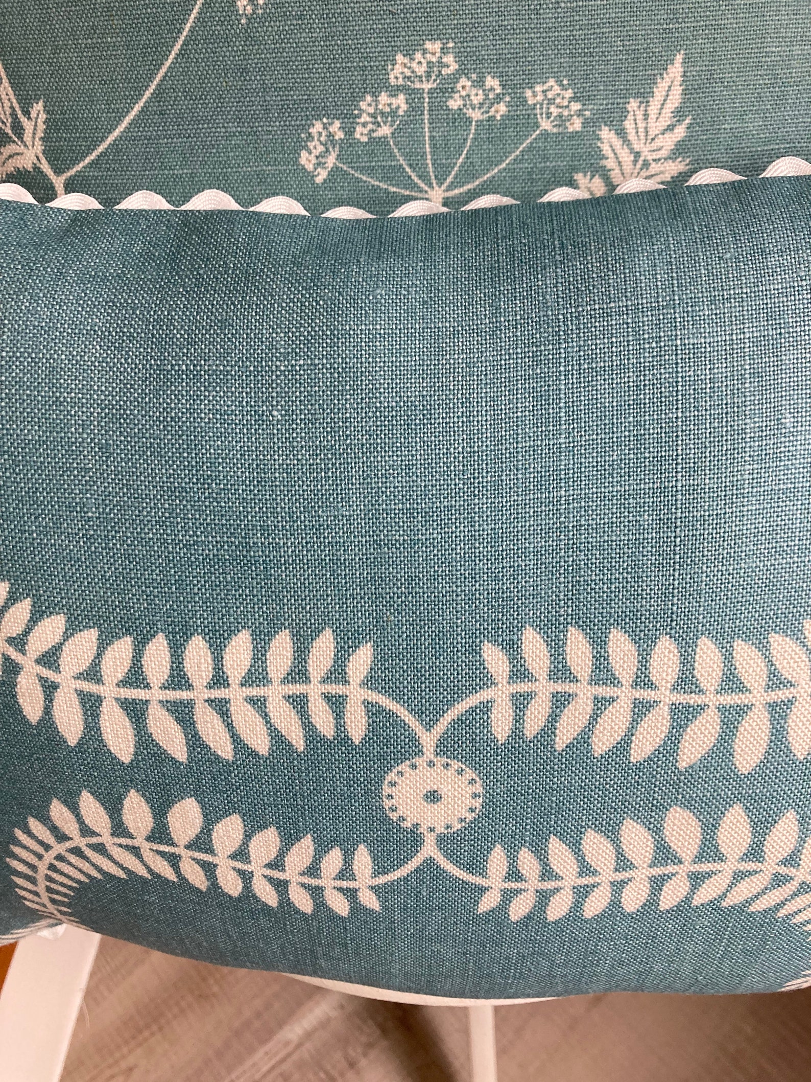 Vanessa Arbuthnott up the Garden Path Rectangular Cushion Cover Teal