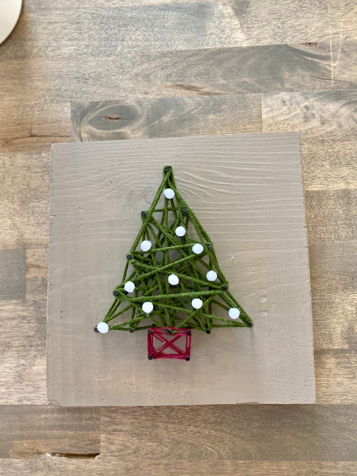 Christmas Tree String Nail Art Home Decor Winter Holiday Tree | Etsy
