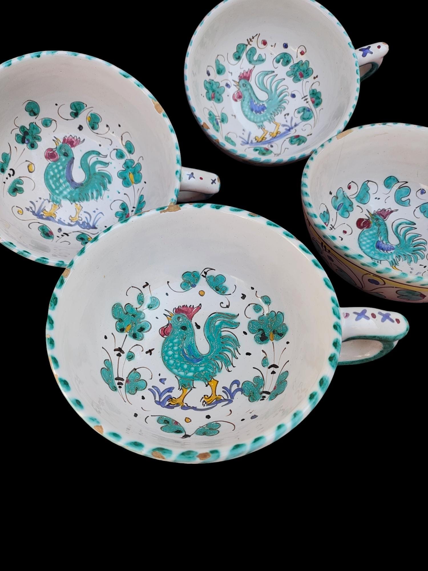 イタリアgrazia deruta の大皿2枚 VINTAGE GRAZIA DERUTA ITALY DECORATIVE PLATE | #1777960825