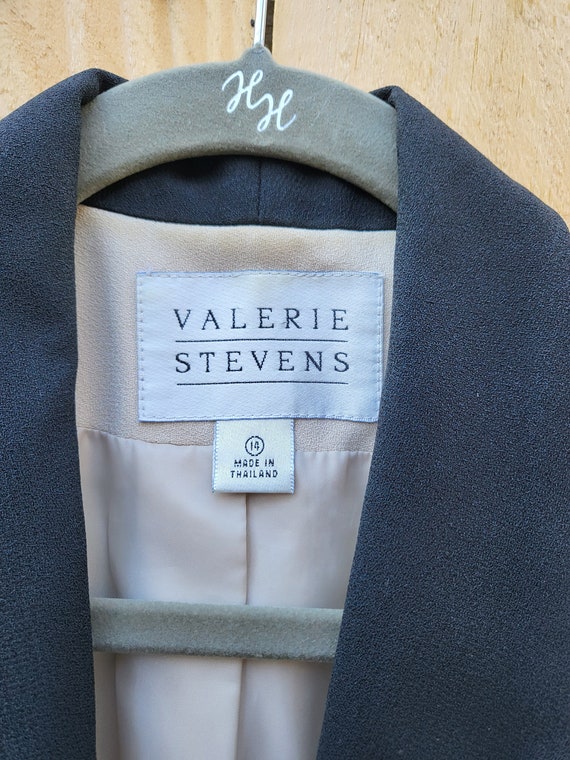 Valerie Stevens Blazer Size 10 Beige Cream - image 5