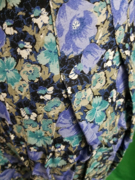 80s Floral Dress - image 6