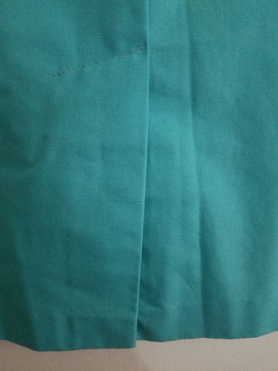 PU SIDE SPLIT KNEE LENGTH SKIRT
