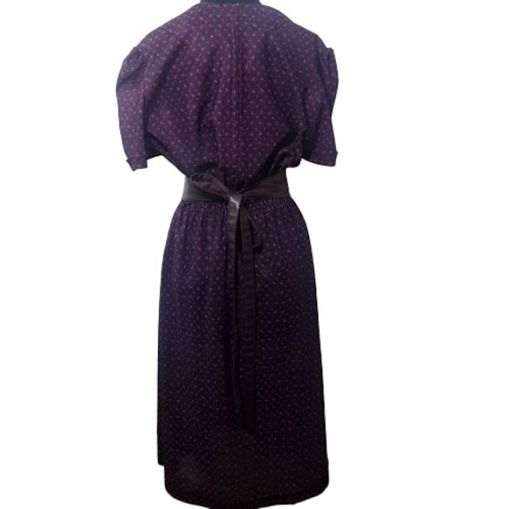 Floral Purple Vintage Dress - image 6