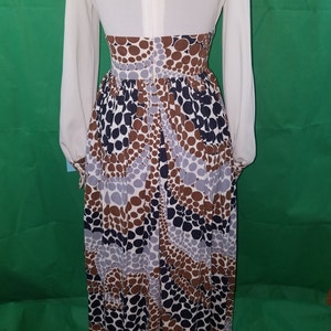 70's Vintage Custom Made Maxi Dress image 3