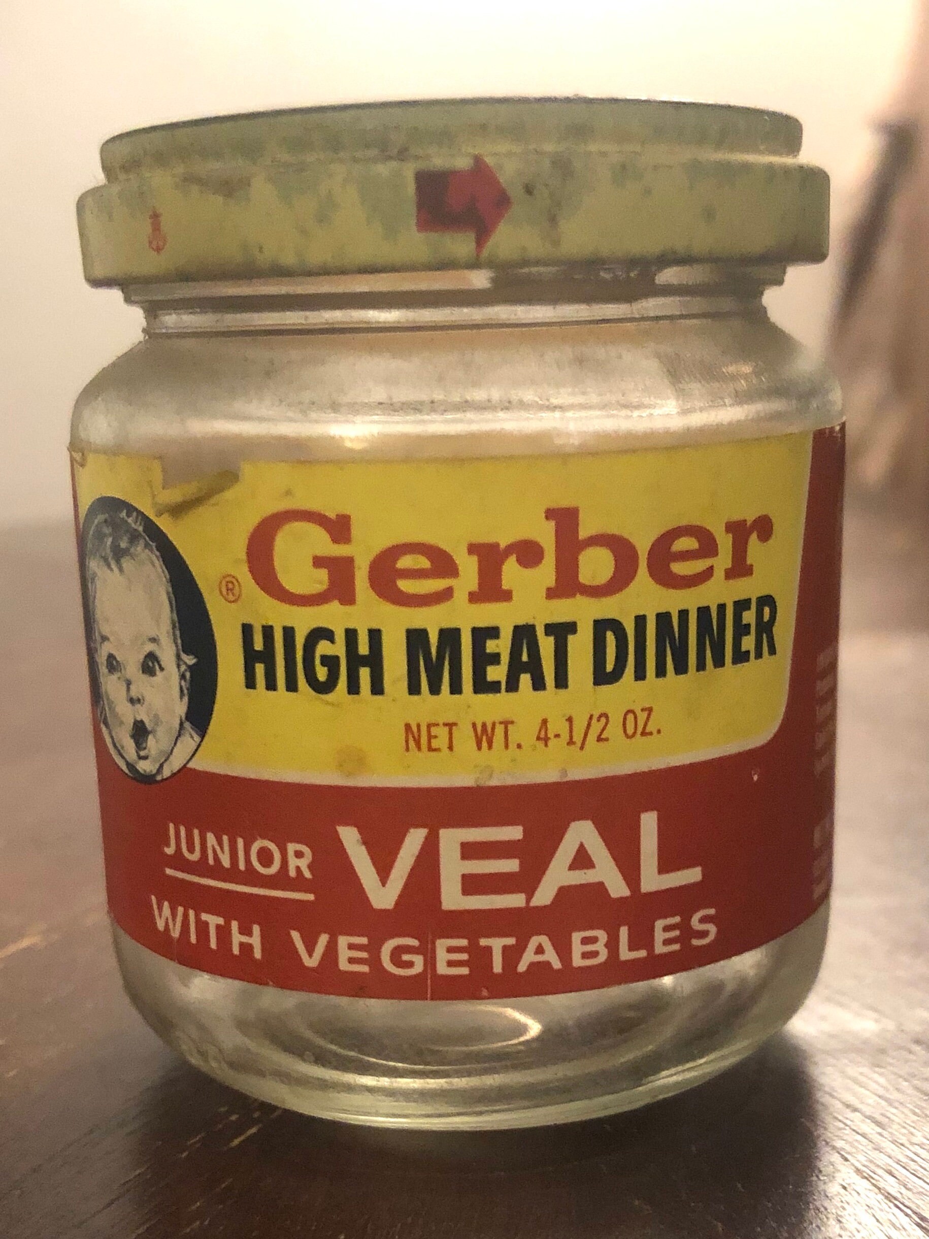 Vintage Gerber Baby Food Jar Etsy