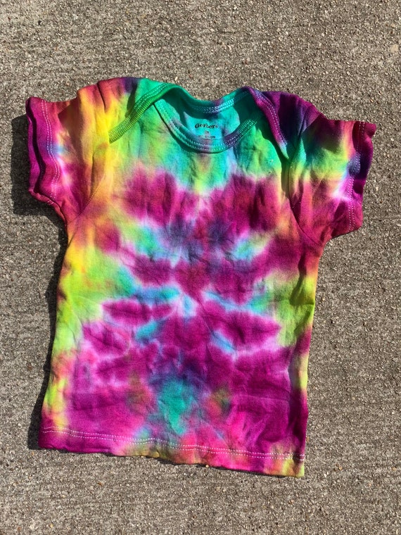 12 MO Splatter tie dye shirt | Etsy