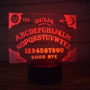 Ouija Board LED Light. Lighting for Halloween Party. Halloween Home