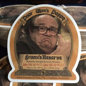 Poor Man's Pappy frank Whiskey Sticker - Etsy New Zealand