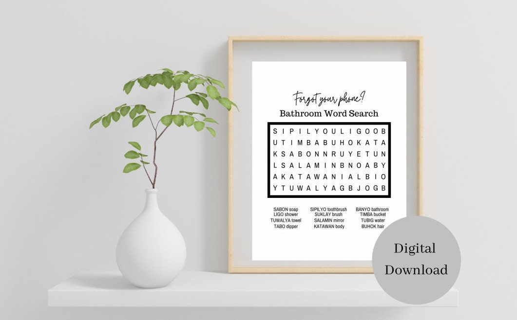 filipino art filipino humor tagalog print bathroom decor etsy ireland