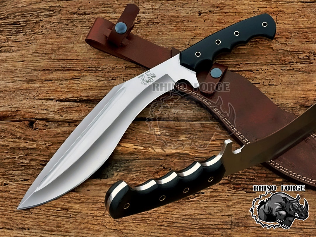 Coltello Bowie in acciaio D2, coltello Kukri in acciaio per utensili D2 fatto a mano Coltello da &hellip;