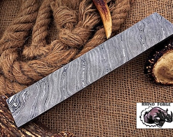 10 inch damascus steel blank billet for making knife
