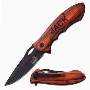 Gift For Husband, Engraved Pocket Knife, Husband Gift, I Love You More, Anniversary Gifts, Initial Gift for Men, Boyfriend Gift,