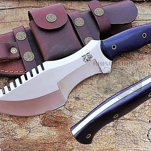 D2 Steel Hunting Knife Custom Handmade D2 Tool Steel Tracker Etsy