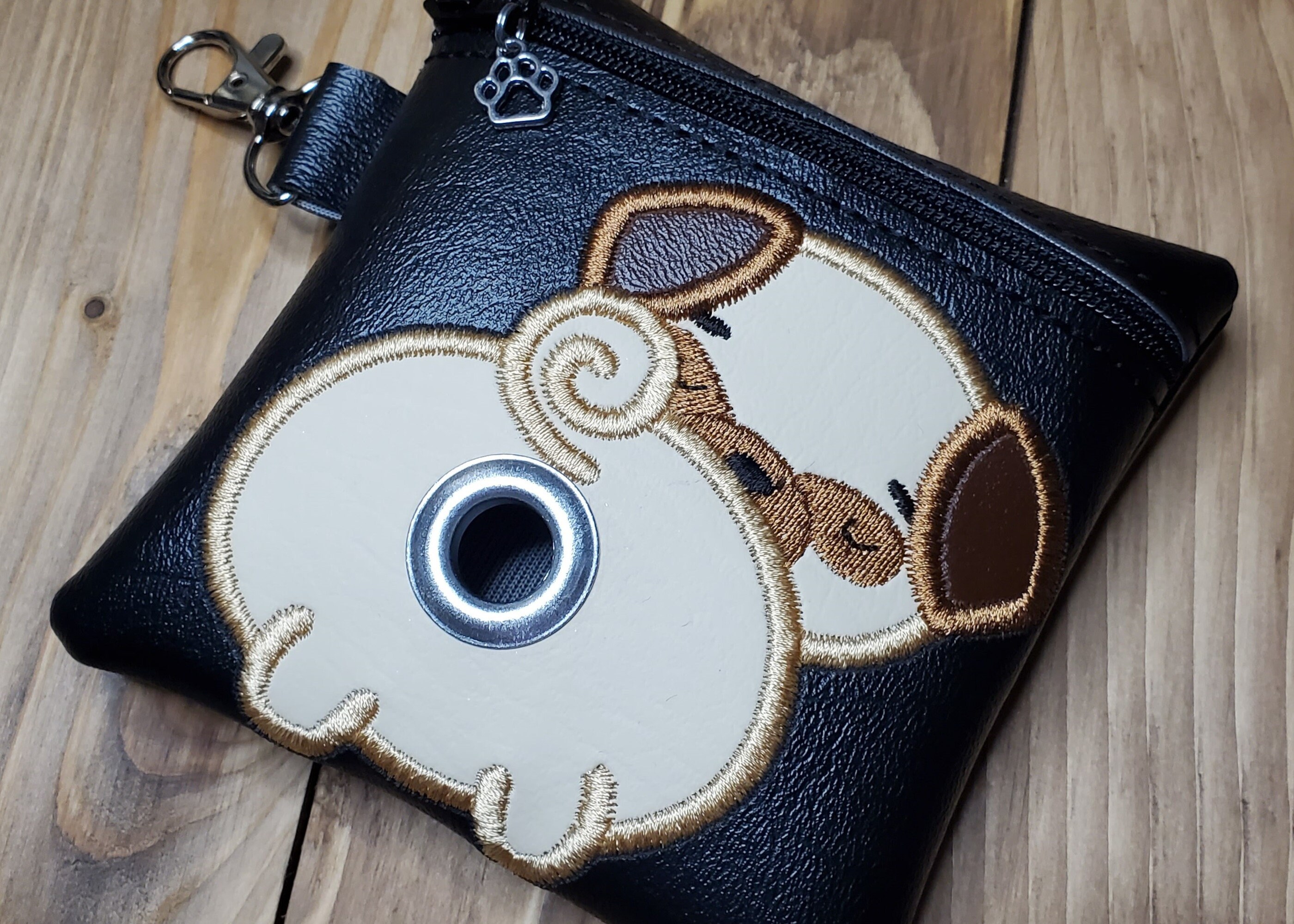 Pug Poo Bag Holder / Poo Bag Dispenser / Waste Bag Holder / Etsy