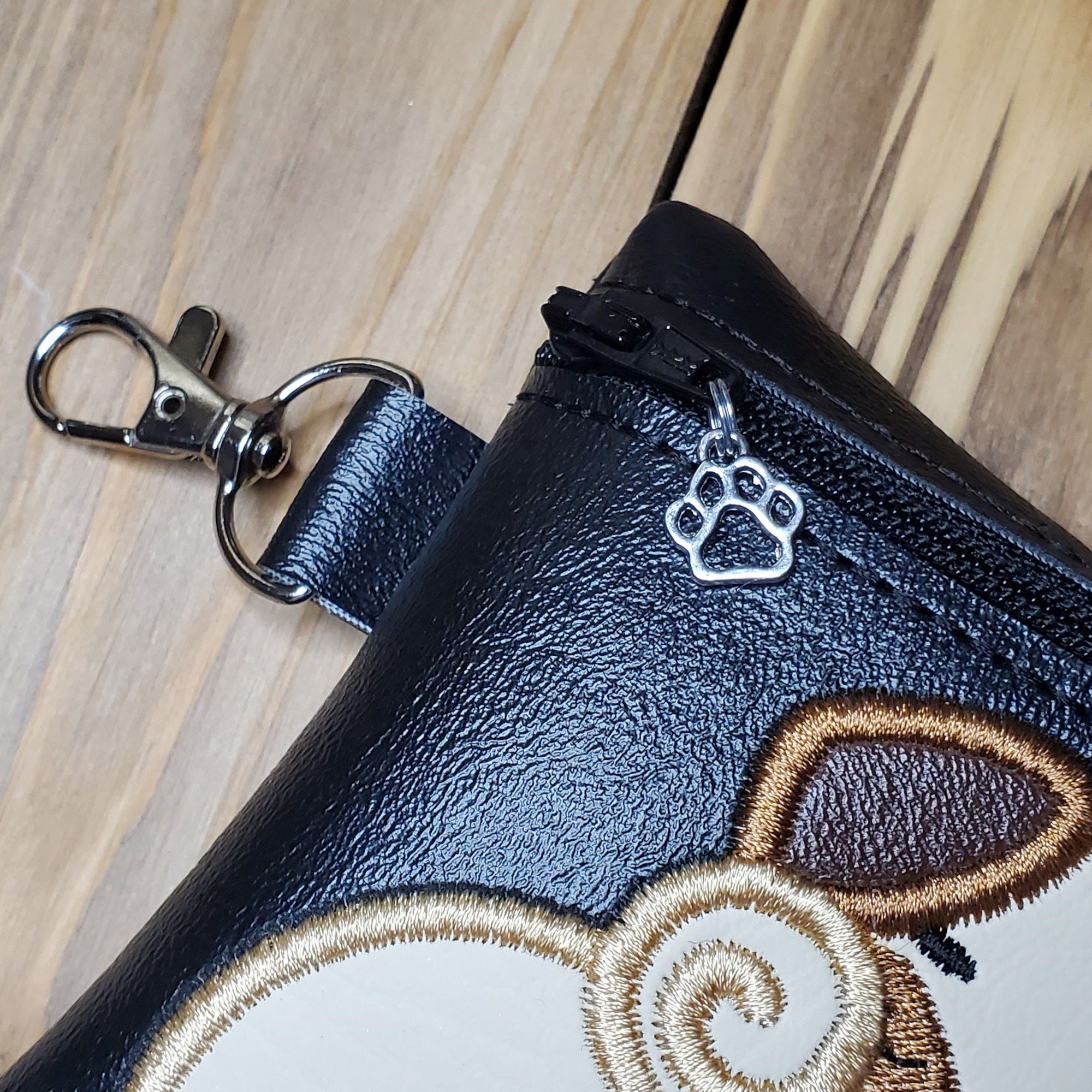 Pug Poo Bag Holder / Poo Bag Dispenser / Waste Bag Holder / Etsy