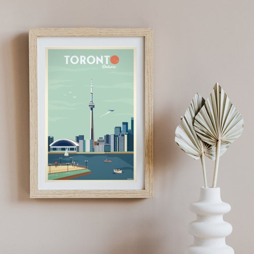 Toronto Wall Art Toronto Poster Canada Print Canada Wall Etsy