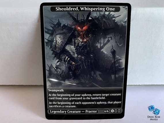Vampiric Tutor GENERIC Commander Borderless Textless full art MTG V1