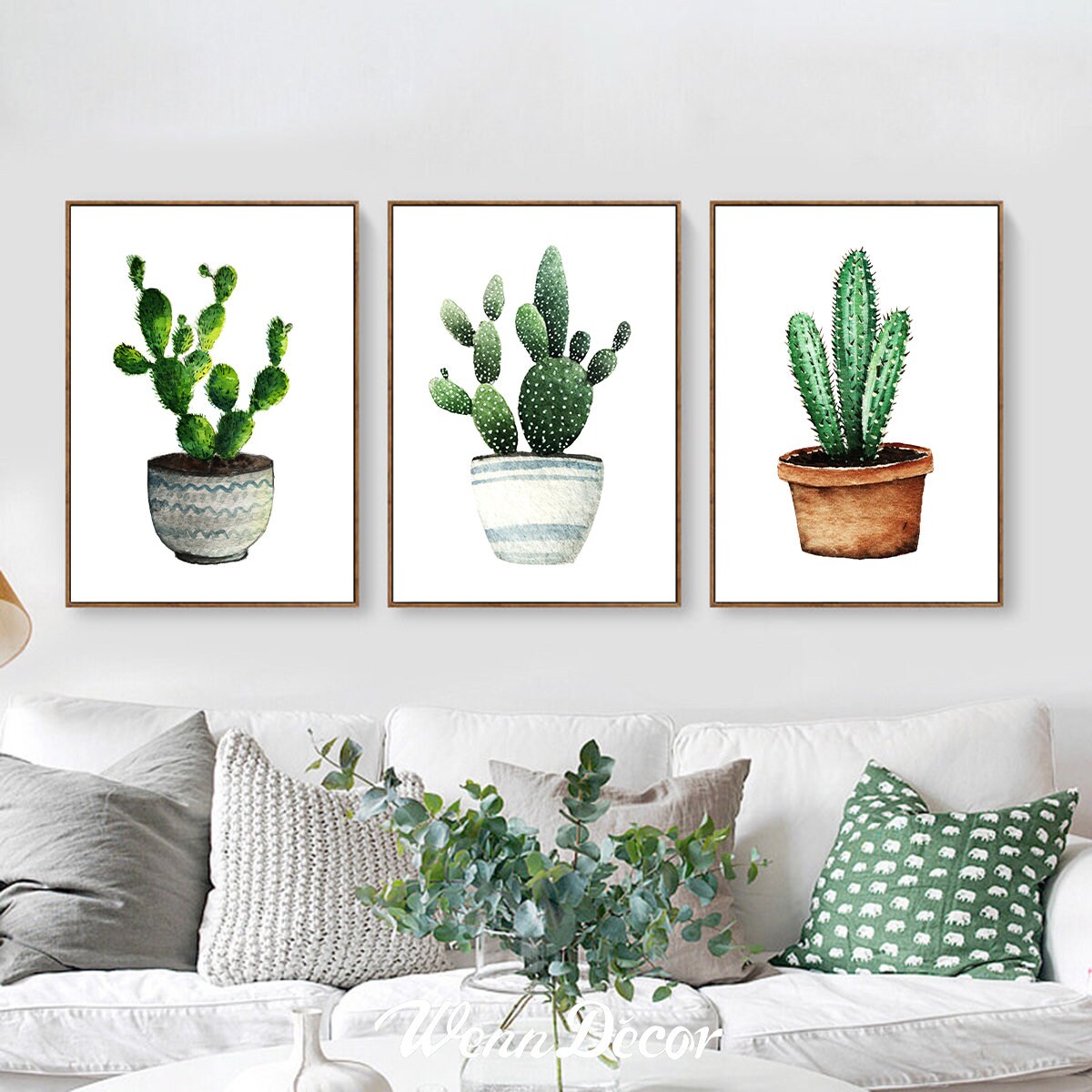 Set of 3 Prints Succulent Print Botanical Prints Watercolor Painting ...