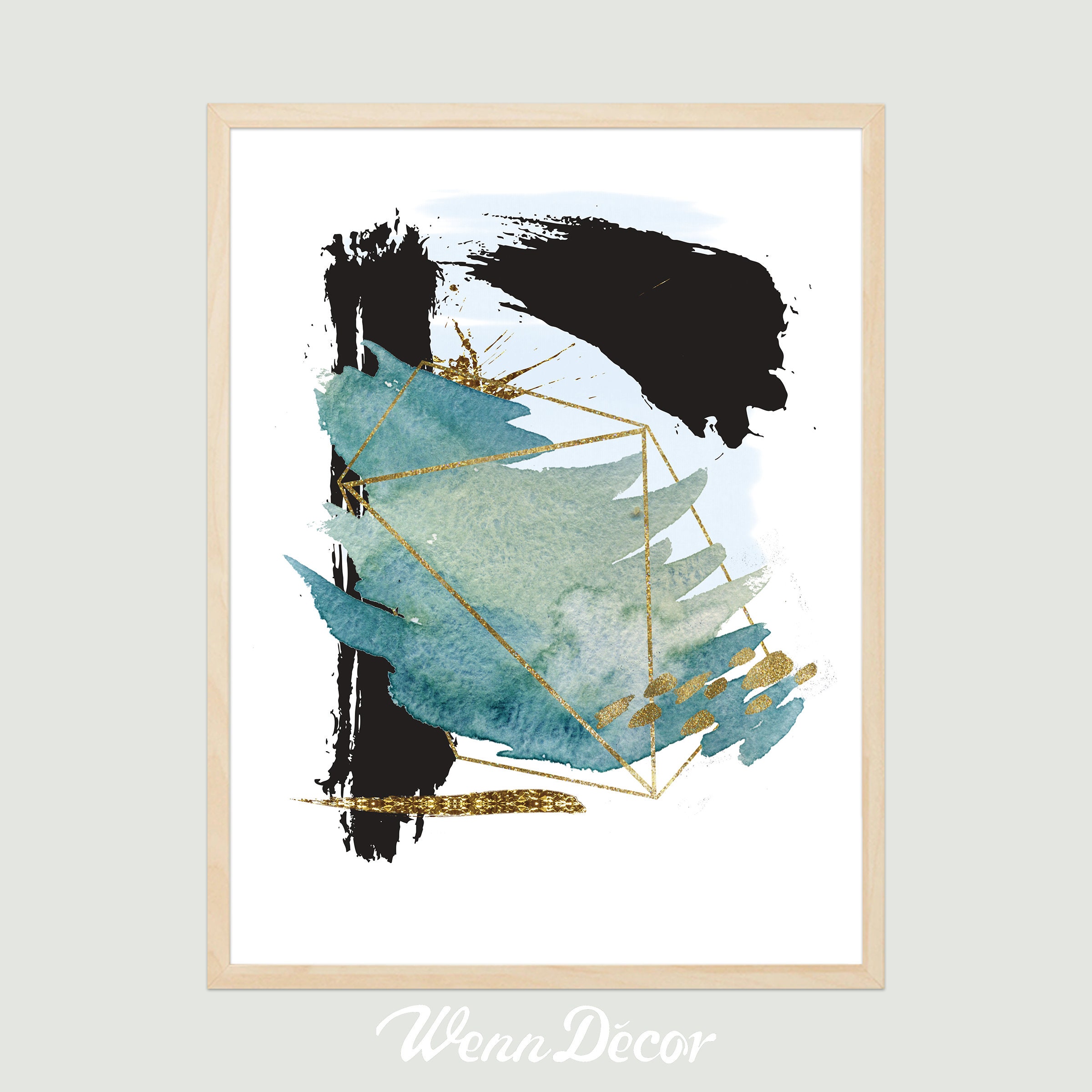 WANDIN ABSTRACT PRINT TOP