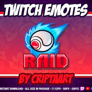 Rocket Raid Twitch Emote, ufo raid Emoji, Channel Points Anime/Stream Graphics, Discord, Kick, Youtube, Tiktok