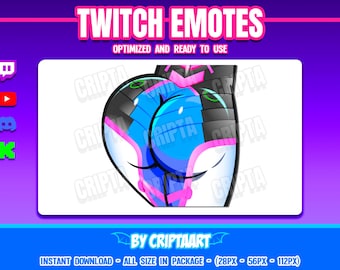 Twitch Emote, Butt, Thicc, Gaming Channel Points / Streaming Graphics, Discord, Tiktok, Youtube, Kick
