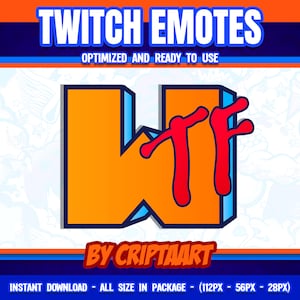 Emotes Twitch / Discord / WTF / PNG