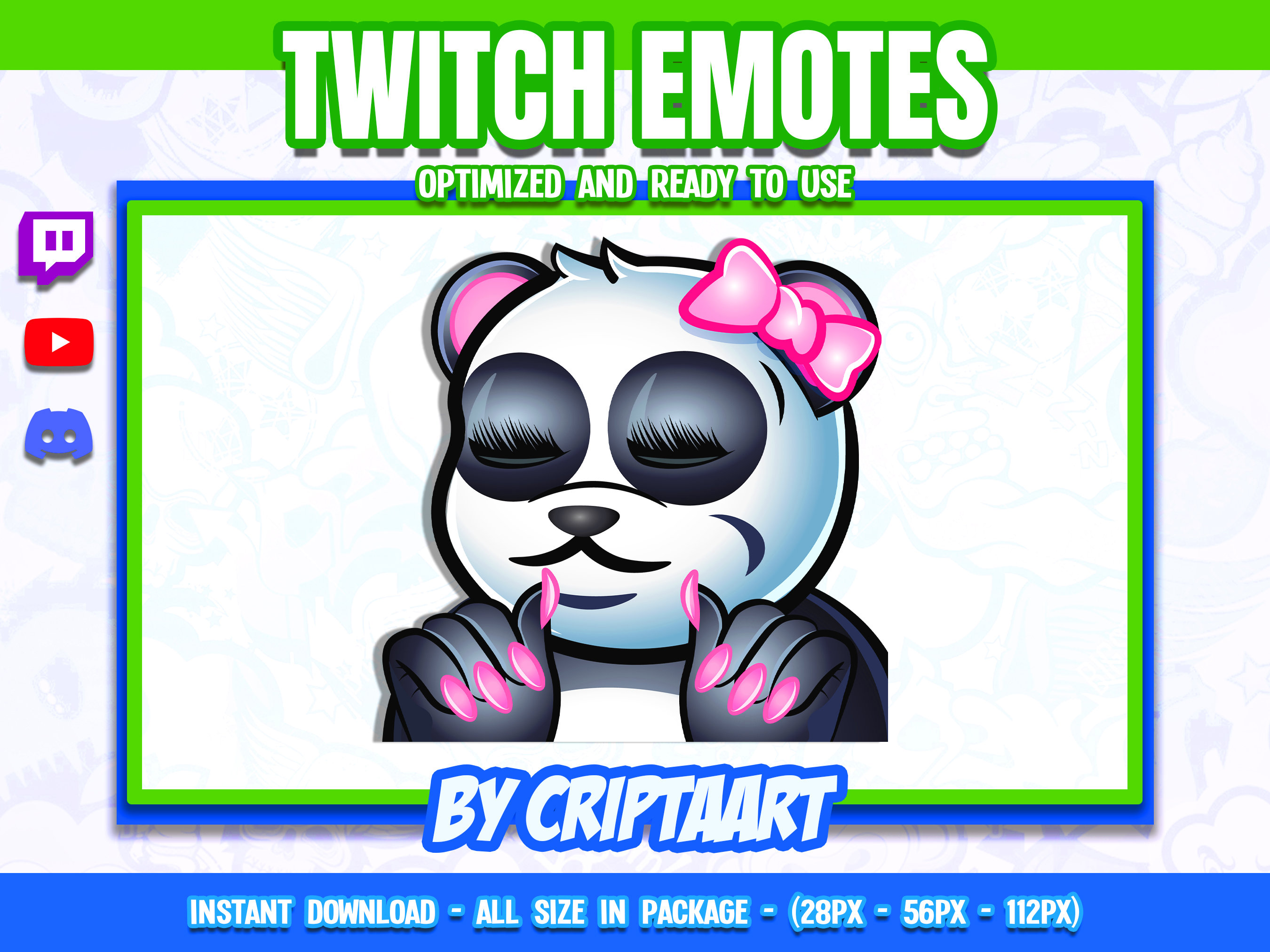 Roblox Youtuber With Panda Hat SUS Cute Panda Bear Animated Emote