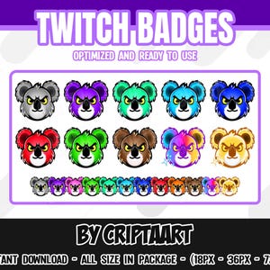 Odznaki Koala Twitch – zabawne nagrody dla streamerów na wielu platformach