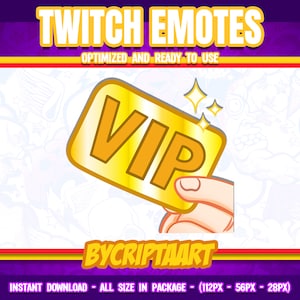Twitch Emote / VIP /Discord / Emote Subs / Subscribers / Stream