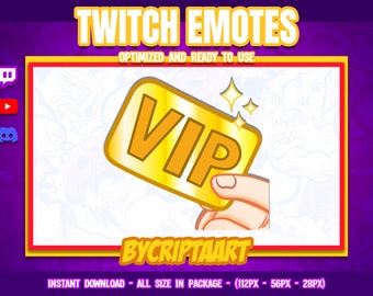 Emotes da Twitch / VIP / Discord / Inscritos em Emotes / Inscritos / Transmissão