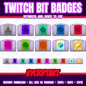 ゲームカートリッジTwitchビットバッジ、レトロビデオゲーム、登録者、応援/ストリーム、Discord、Kick、TikTok、Youtube