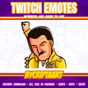 Twitch Emote, Singer, Rock, Channel Poits Music / Stream Graphics, Discord, Youtube, Tiktok