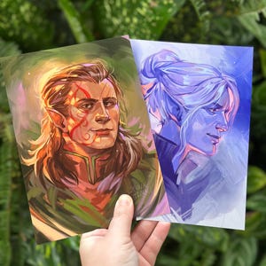 BG3 Halsin and Minthara Portraits