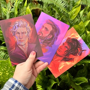 Portraits BG3 Origins (format carte postale)