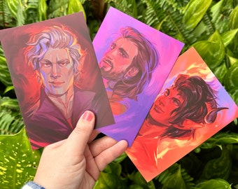 BG3 Origins Portraits (Postcard Size)