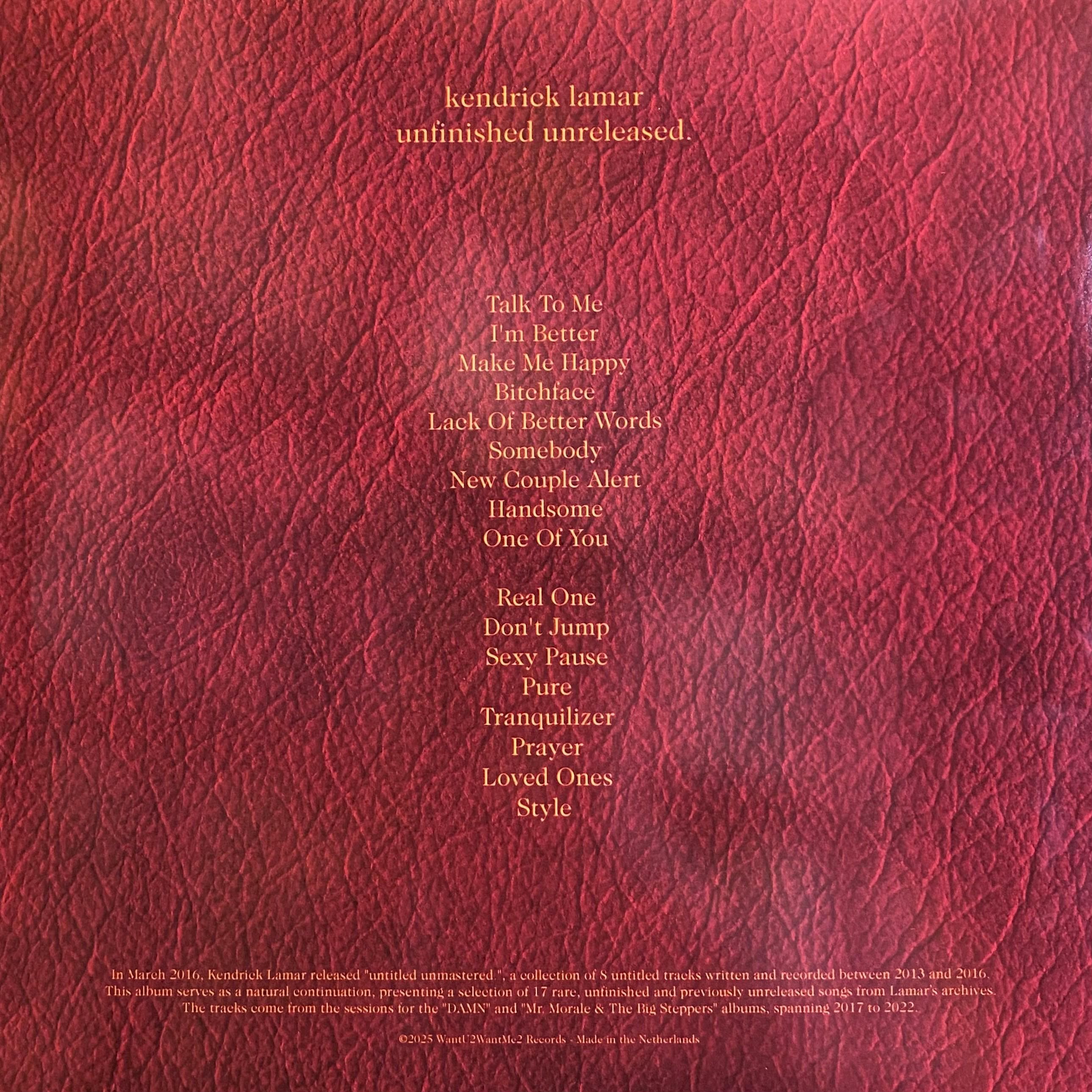 KENDRICK LAMAR 2LP 未開封 Kendrick Lamar – Black Panther Soundtrack (Limited Edition