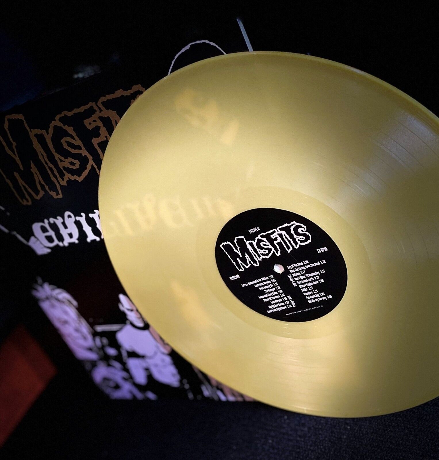 Misfits - Evilive II LP Color Gold Vinyl New Sealed Eu