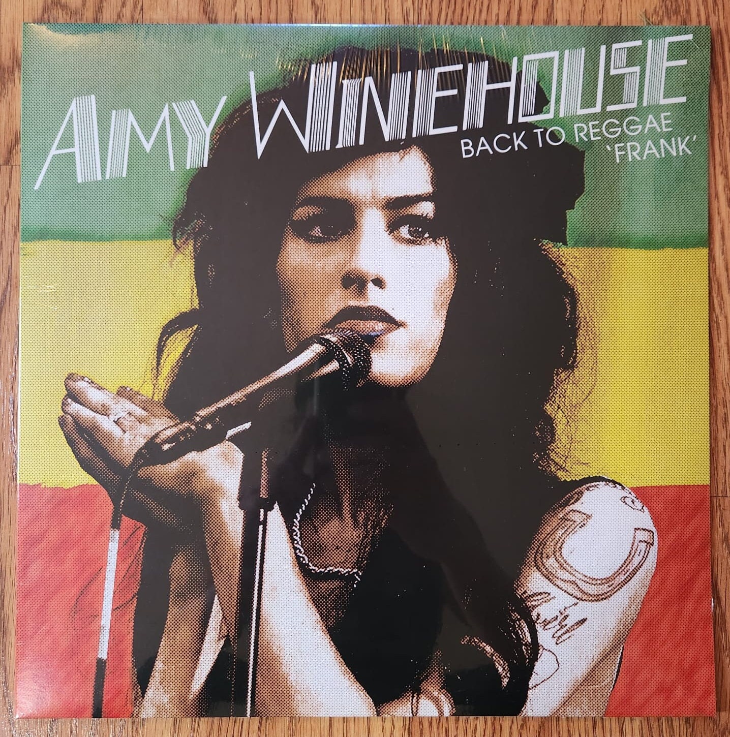 vinilo decorativo Silueta Amy Winehouse.