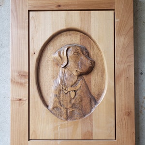Hand Carved Wall Panel (with small blemishes)
