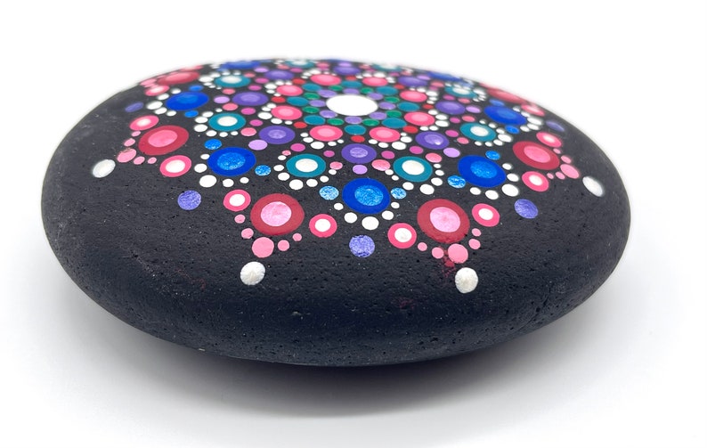 Download Paperweight Easter Unique Gift Mandala Stone Rock Painting Hand Painted Rock Office Decor Stone Anniversary Dot Mandala Art Objects Art Collectibles Kromasol Com