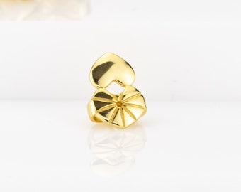 Gold Plated Sterling Silver Ear Lifters: Hypoallergenic Earring Backs