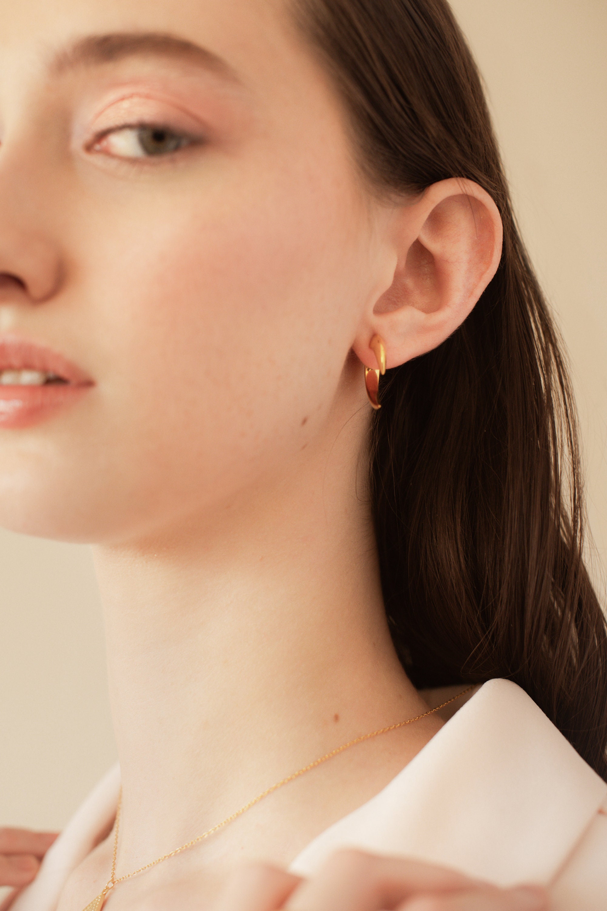 ノーズカフ 2個セット nose cuff LOVERS Double Sided Horn Earrings, Unique Ear Jacket, Bold Wrap